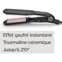 Babyliss Fer à gaufrer Crimper 2165CE 35 mm Noir et rose