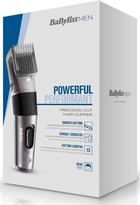 Babyliss Tondeuse à cheveux Precision Cut E786E, Noir