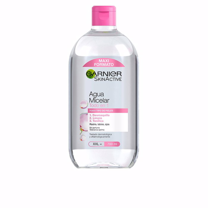 Garnier Eau Micellaire Tout-en-Un Démaquillante Nettoyante Purifiante pour Tous Types de Peau 700 ml Garnier Eau Micellaire Tout-en-Un Démaquillante Nettoyante Purifiante pour Tous Types de Peau 700 ml