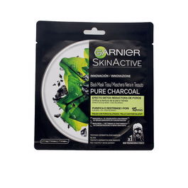 Garnier Masque Détoxifiant au Charbon Noir Pur Skinactive Effet Réducteur de Pores 28 g