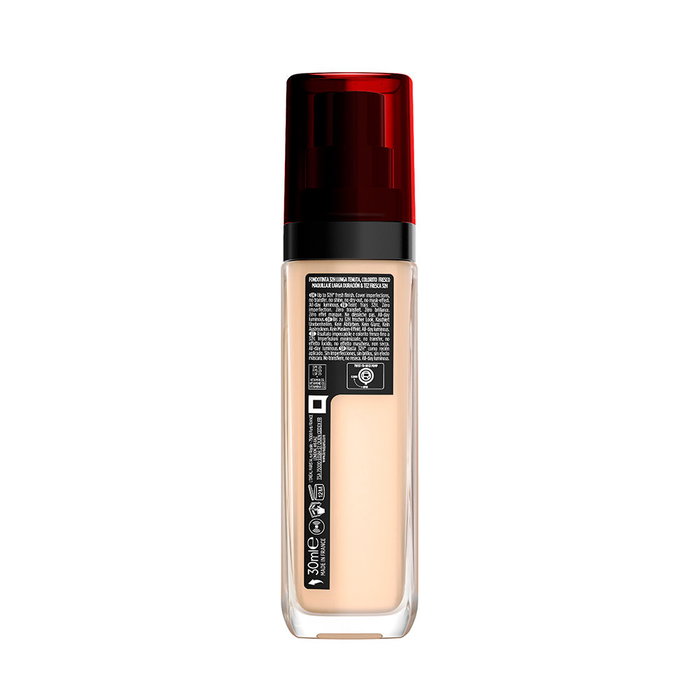 L'Oréal Paris INFAILLIBLE Maquillage fraîcheur 32h SPF25 #015-porcelaine Fond de teint 30 ml