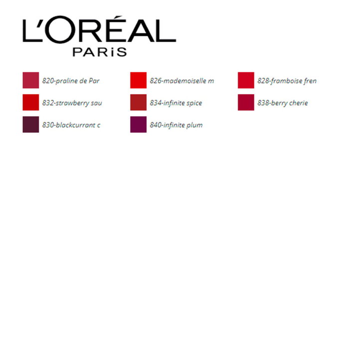 Rouge à lèvres Les Macarons L'Oreal Make Up (7,6 ml) 8 ml 834-infinite spice