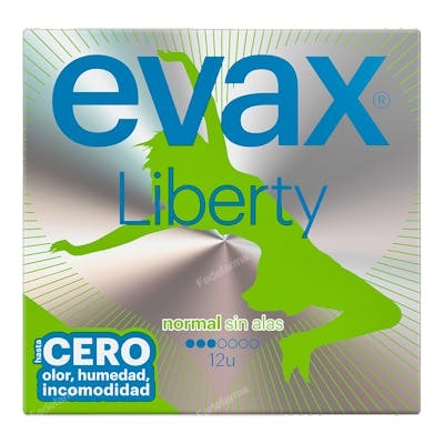 Evax Liberty Compresses Normales sans ailes, 12 unités
