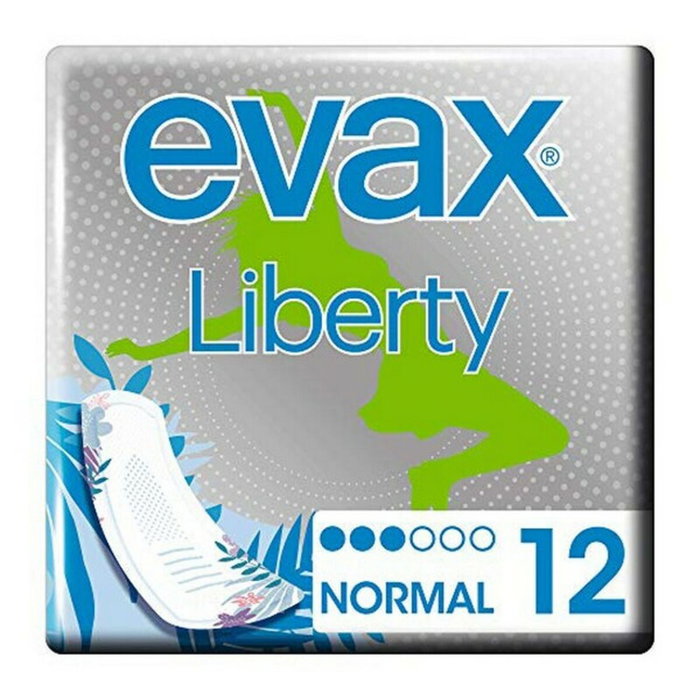 Evax Liberty Compresses Normales sans ailes, 12 unités