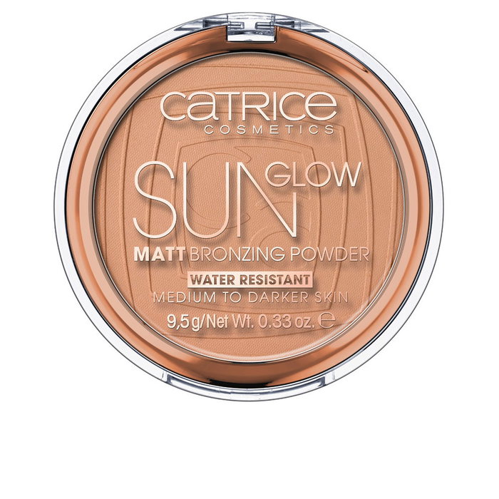 Catrice Poudre Bronzante SUN GLOW MATT #035-universal bronze - Finish mat, éclat naturel, longue tenue