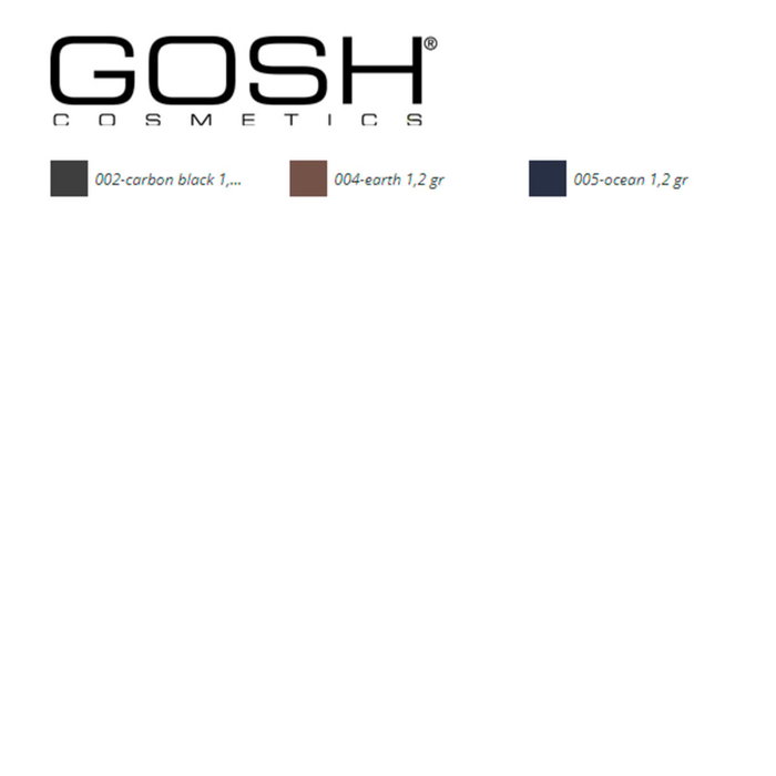 Gosh Infinity Double Crayon eyeliner en gel 002 Noir de carbone Gosh Infinity Double Crayon eyeliner en gel 002 Noir de carbone