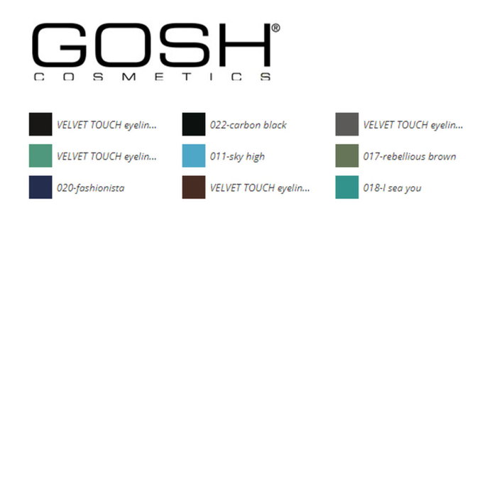 Gosh Velvet Touch Eyeliner Waterproof woody green