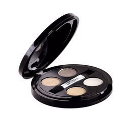 Gosh Kit sourcils poudre 3 teintes - 1 u, avec miroir et brosse applicatrice