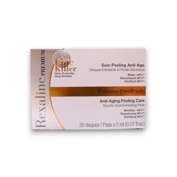 Rexaline Line Killer X-Treme Disques peel-off anti-âge, 30 pièces