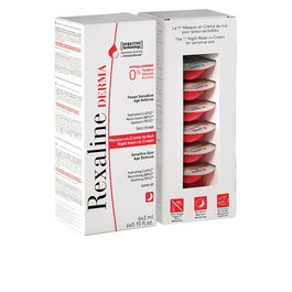 Rexaline Masque de nuit DERMA, crème pour peaux sensibles, 6 capsules de 3 ml