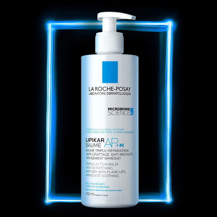 La Roche Posay LIPIKAR BAUME AP+M Baume corporel hydratant apaisant anti-démangeaisons pour peaux atopiques 400 ml