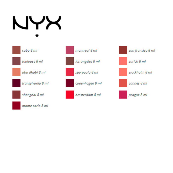 Nyx Professional Make Up SOFT MATTE lip cream leon