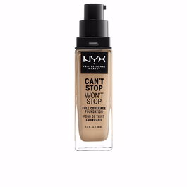 NYX Professional Make Up Fond de Teint CAN'T STOP WON'T STOP Couvrance Totale #soft beige Fluide 30 ml