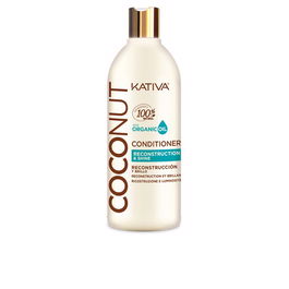 Kativa Après-shampoing COCONUT 500 ml Reconstruction Démêlage Hydratation Profonde Cheveux Soin Cheveux