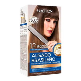 Kativa Kit Alisado Brasileño pour Cheveux Sombres