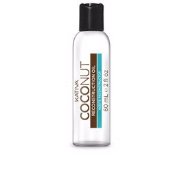 Kativa Huile de Reconstruction et Brillance à la Noix de Coco - Soin Capillaire Réparateur et Illuminateur, 60 ml