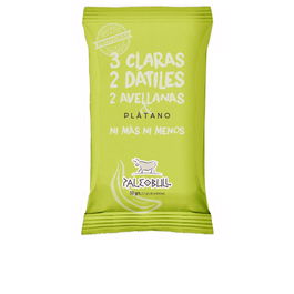 Paleobull Barre Énergétique Banane Bio 50g - Naturelle, Végétarienne, Sans Gluten, Riche en Protéines