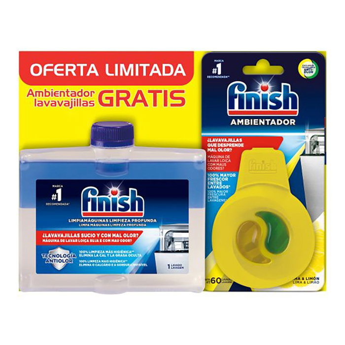 Finish Nettoyant machine et désodorisant lave-vaisselle