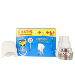 Raid Appareil Anti-Moustiques avec 2 Recharges, Protection 90 Nuits Sans Parfum