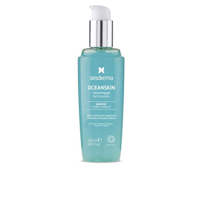 Sesderma Gel Nettoyant Hydratant OCEANSKIN aux Extraits Marins, Collagène et Caviar - 200 ml Sesderma Gel Nettoyant Hydratant OCEANSKIN aux Extraits Marins, Collagène et Caviar - 200 ml
