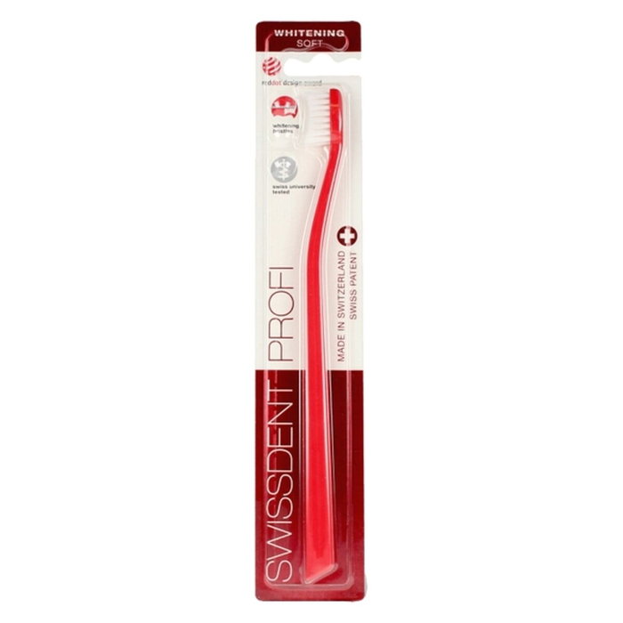 Swissdent Whitening Classic brosse à dents rouge Swissdent Whitening Classic brosse à dents rouge