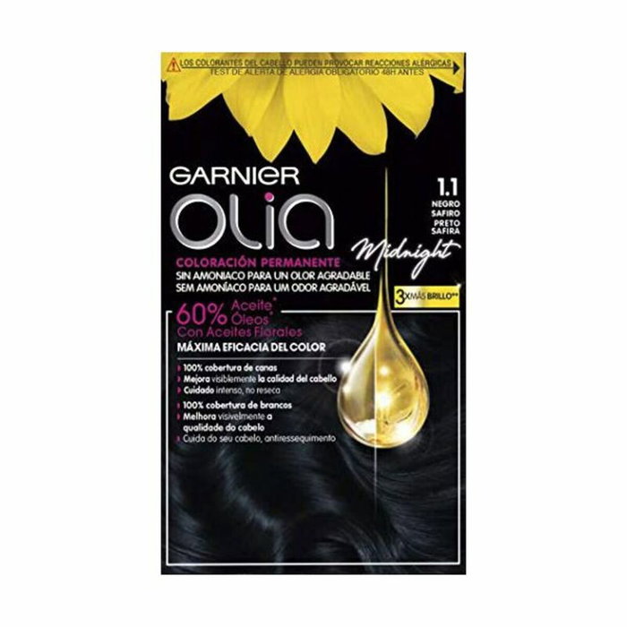 Garnier Olia Coloration Permanente 1.10-negro zafiro