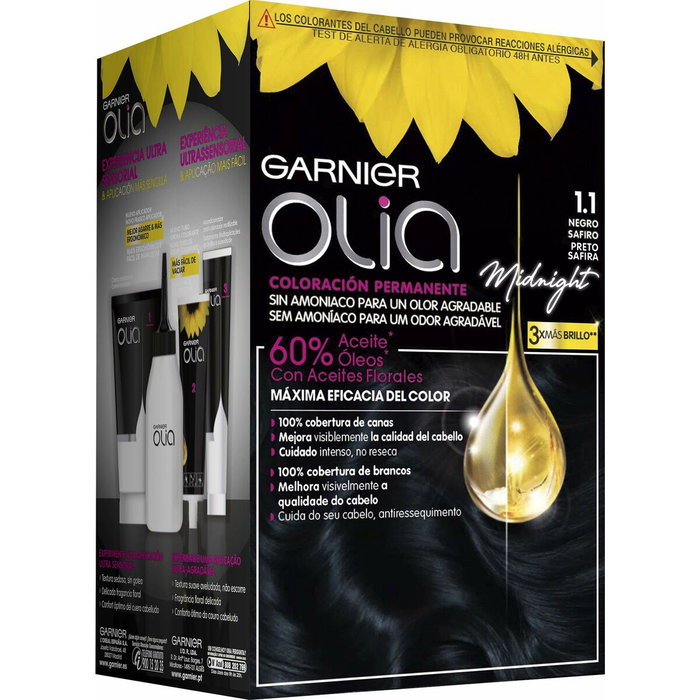 Garnier Olia Coloration Permanente 1.10-negro zafiro