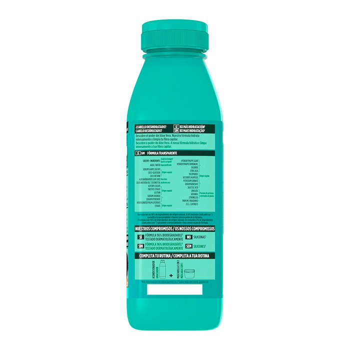 Garnier Fructis Hair Food Shampoing hydratant à l'aloe vera pour cheveux secs 350 ml