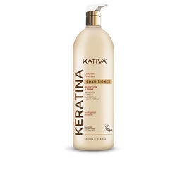 Kativa KÉRATINE Baume nutrition Après-shampooing 1000 ml pour Cheveux Abîmés