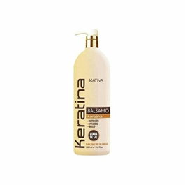 Kativa Après-Shampoing Conditionneur à la Kératine 1000 ml - Soin Réparateur et Hydratant pour Cheveux Abîmés - Sans Sulfates, Parabènes ni Gluten