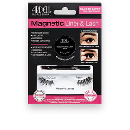 Ardell Faux Cils Magnétiques & Eyeliner Gel #002 - Sans Latex, Cruelty Free