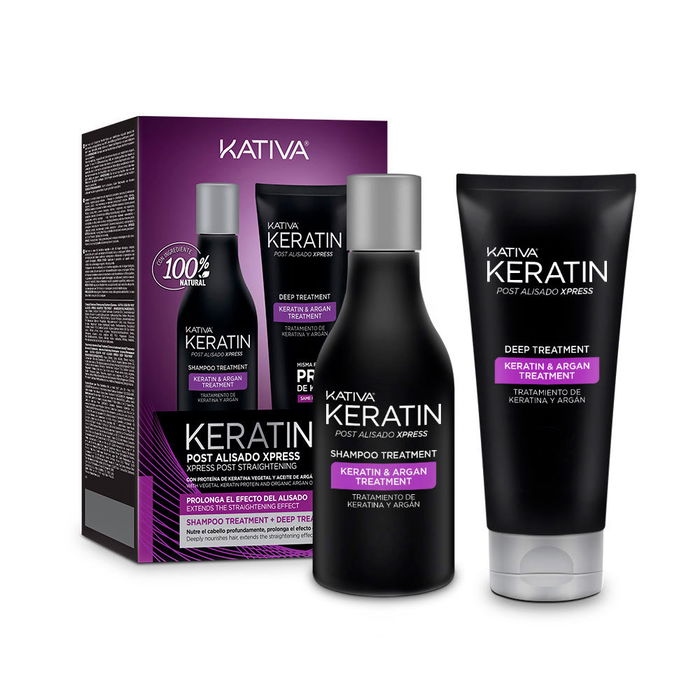 Kativa Coffret Post-Lissage Brésilien Kératine Express 2 Pièces
