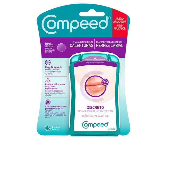 Compeed Patchs Invisibles Boutons de Fièvre - Traitement Discret et Efficace, 15 Patchs Compeed Patchs Invisibles Boutons de Fièvre - Traitement Discret et Efficace, 15 Patchs