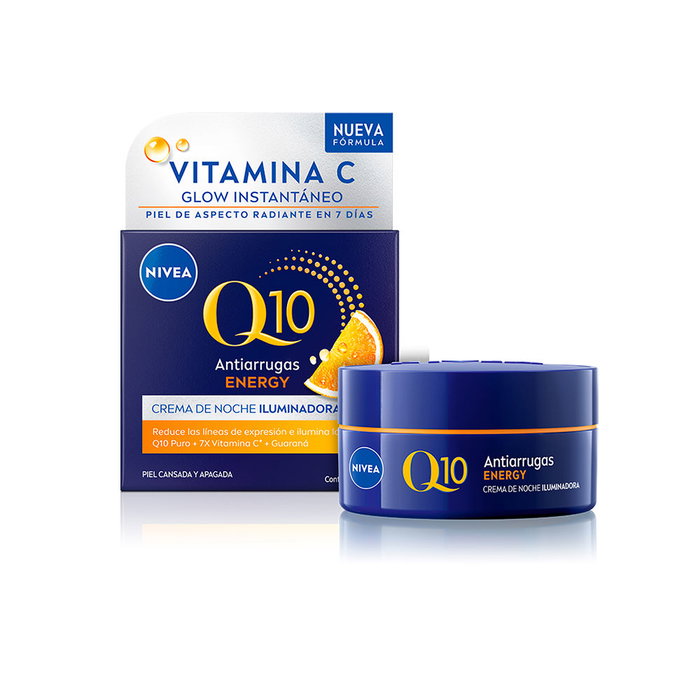 Nivea Crème de Nuit Anti-rides Énergisante Q10 + Vitamine C 50 ml