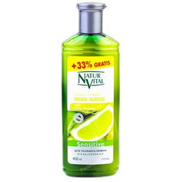 NATURALEZA Y VIDA Shampooing Sensitive pour Cheveux Gras 400 ml