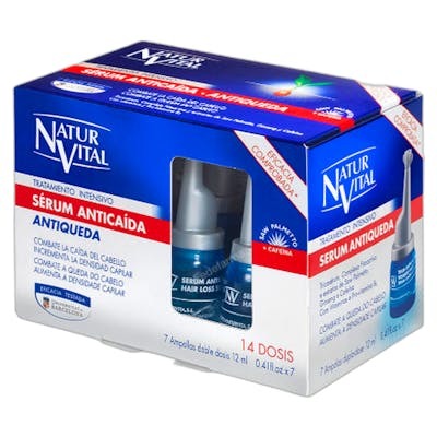Natur Vital Sérum Anti-Chute Traitement Intensif 7 ampoules x 12 ml