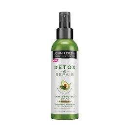 John Frieda Detox & Repair Laque Fixante Huile d'Avocat avec Protection Thermique - Soin Réparateur pour Cheveux 100 ml