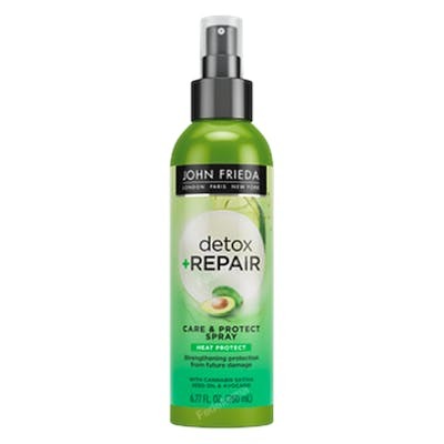 John Frieda Detox & Repair Laque Fixante Huile d'Avocat avec Protection Thermique 100 ml