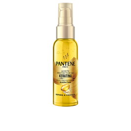 Pantene Huile Capillaire Protectrice à la Kératine Repara & Protège, pour cheveux secs et abîmés, avec vitamine E, format dosateur 100 ml