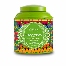 The Capsoul Thé Vert Vrac Gingembre Curcuma 100g