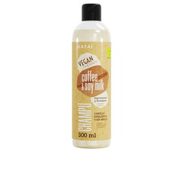 Katai Shampoing Café et Lait de Soja pour Cheveux Colorés 300 ml - Redonne Éclat et Brillance aux Cheveux Ternis