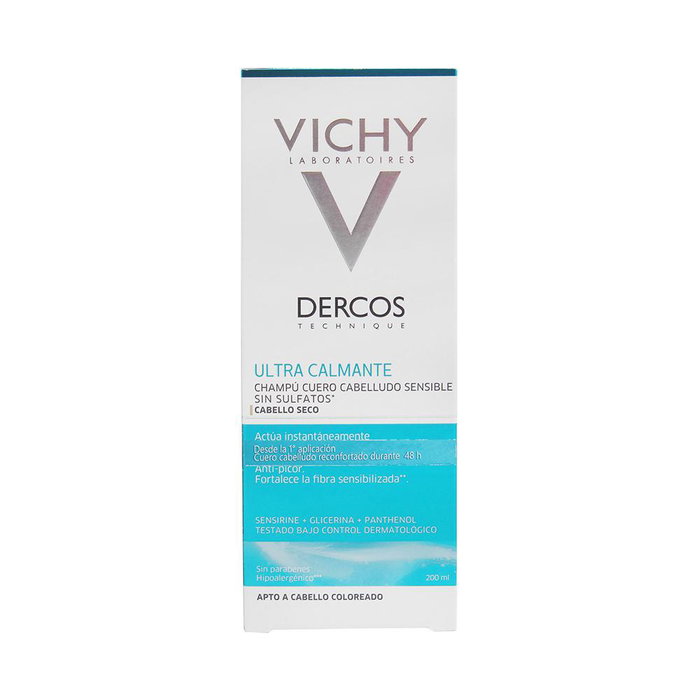 Vichy Dercos Shampooing sec ultra apaisant 200 ml