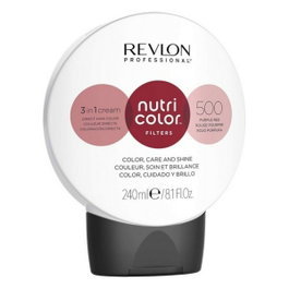 Revlon Nutri Colors Filters 500 - Filtre Colorant Instantané 240 mL - Teinte Rouge Pourpre - Sans Ammoniac - pH Acide
