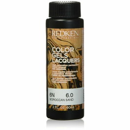 Redken - Color Gels Lacquers - Coloration permanente liquide haute saturation - Ton 6N Moroccan Sand - 100% couverture des cheveux blancs