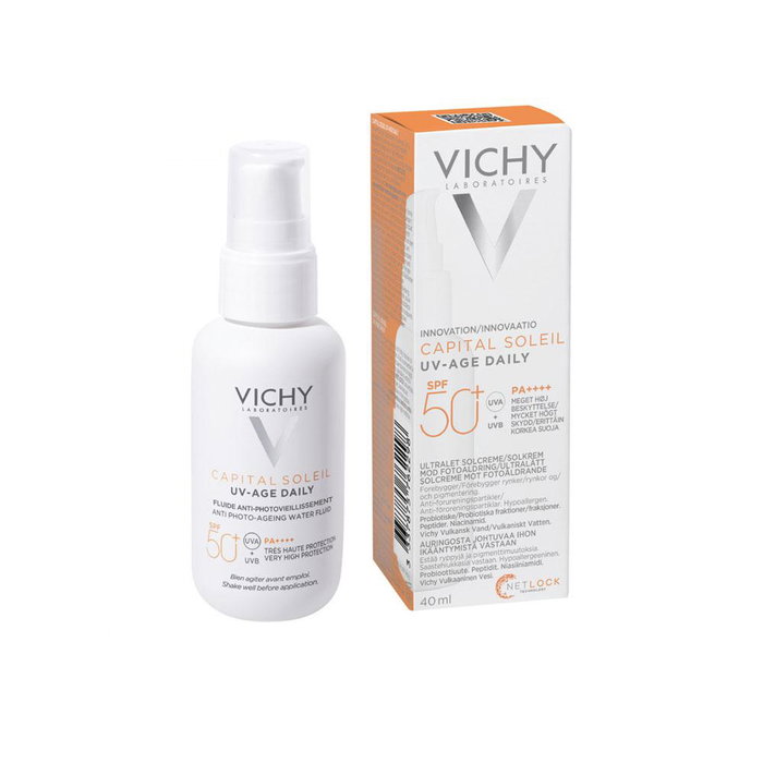 Vichy Capital Soleil UV Age Fluide solaire quotidien SPF 50+ 40 ml Vichy Capital Soleil UV Age Fluide solaire quotidien SPF 50+ 40 ml