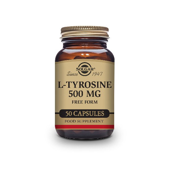 Solgar L-Tyrosine 500 mg, 50 capsules