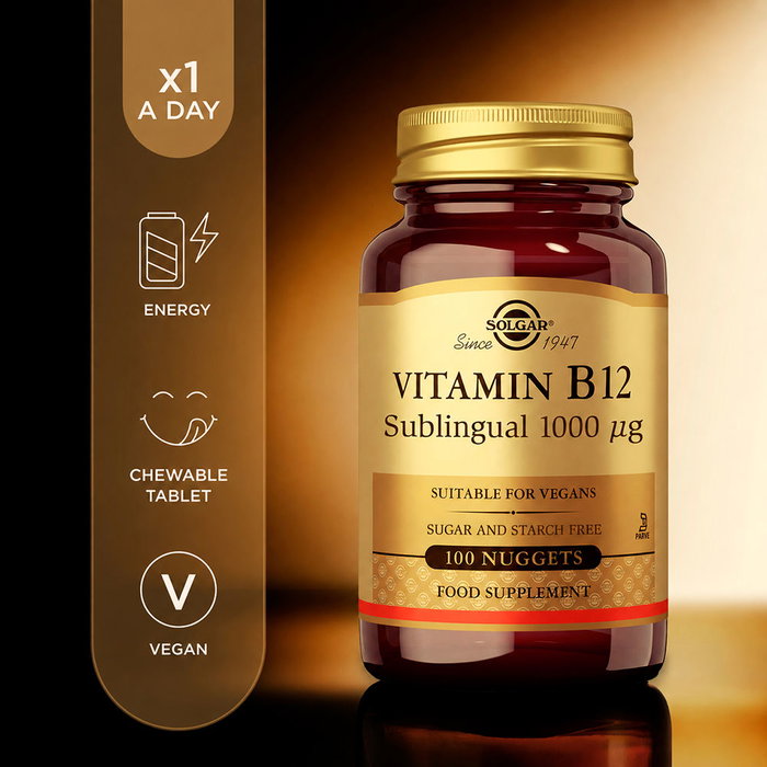 Solgar Vitamine B12 100 µg (100 comprimés) Solgar Vitamine B12 100 µg (100 comprimés)
