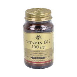 Solgar Vitamine B12 100 µg (100 comprimés)