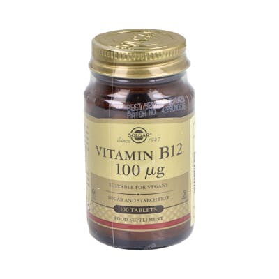 Solgar Vitamine B12 100 µg Cyanocobalamine