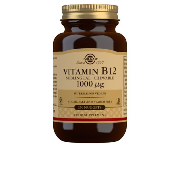 Solgar Vitamine B12 1000 mcg Cyanocobalamine Gélules 250 unités Solgar Vitamine B12 1000 mcg Cyanocobalamine Gélules 250 unités